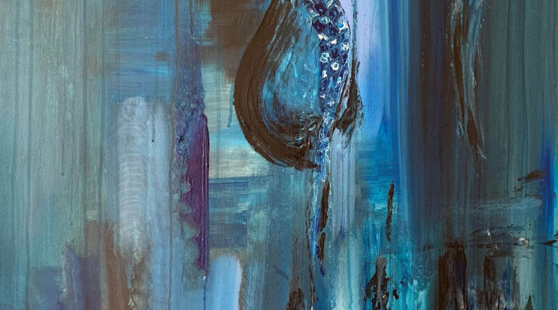 Feeling Blue - an original painting by Nicole BRIDGE - Feb 2022