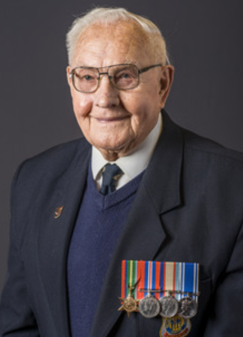 https://www.awm.gov.au/collection/C2590752 Studio portrait of 69671 Leading Aircraftman Walter Keith Tuchin who served during the Second World War. 'Reflections – Honouring Australian Second World War Veterans' is a project spanning from 2015 – 2017. During this time span 450 Australian Institute of Accredited Photographers from around Australia photographed 6,500 World War Two Veterans. This digital archive was gifted to the Australian War Memorial by the Australian Institute of Professional Photography (AIPP) in 2017.