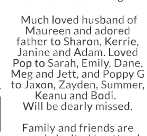 Richard GRAHAM, Dick GRAHAM