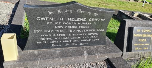 Photo by Kevin Banister - 2019 Gweneth Helene GRIFFIN, Gwen GRIFFIN, Police Woman # 11