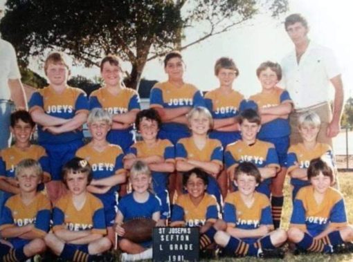 William Robert FREEMAN, ( Bill FREEMAN ) with St Joseph's - Sefton 1981 L Grade Rugby Team.