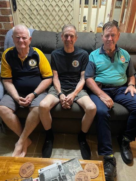 Alan Francis GALE, Alan GALE, Windy. Three great mate's from JR10th January 1965 Paul James, Alan Gale, George ?