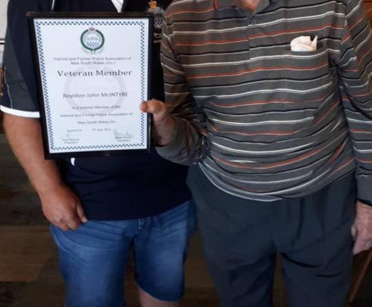 Dave Routledge with Roy McIntyre 2021