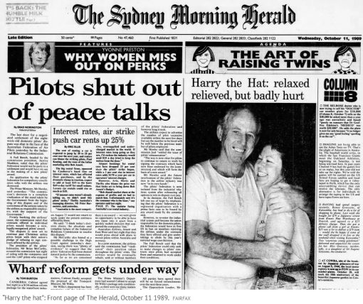 Harold James BLACKBURN, Harold BLACKBURN, Harry the Hat