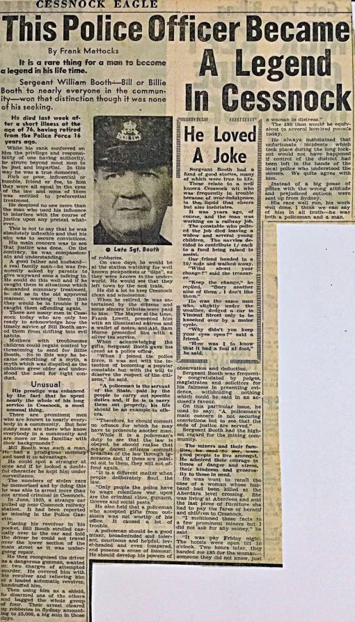 James William BOOTH AKA William BOOTH, Bill BOOTH