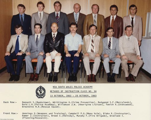 NSWPF - Methods of Instruction - Class # 056. 13 October 1983 - 28 October 1983