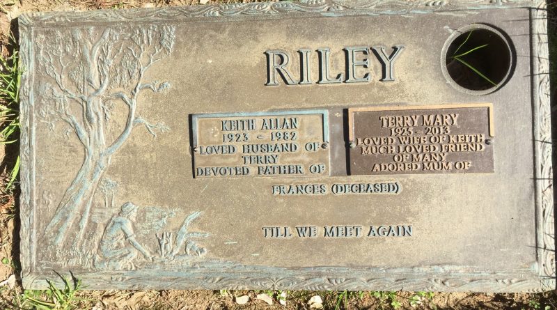 Keith Allan Joseph RILEY, Keith RILEY