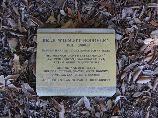 Earl ROUGHLEY Earle ROUGHLEY Erle ROUGHLEY Erle Wilmott ROUGHLEY Ted ROUGHLEY